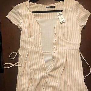 Women’s Abercrombie & Fitch Striped Button Dress
